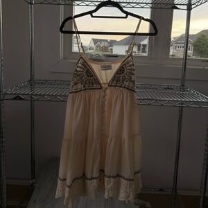 Urban Outfitters mini dress with black embroidery